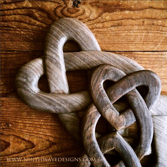 Intertwined Hearts Wood Carving Pattern and Template Available – Ninth Wave  Designs